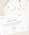 Classic spring card wedding stationery