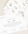 Elegantes und klassisches florales Hochzeitspapier