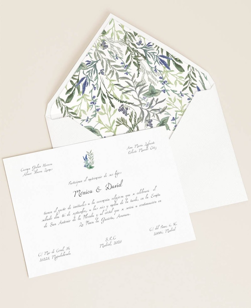 Convites de casamento florais clássicos e tradicionais Convites de casamento florais clássicos e tradicionais