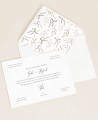 convites de casamento de oliveira elegante e bonita