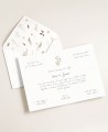 Elegant and Classic Autumn Floral Wedding Invitations