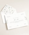Convites de casamento elegantes da azeitona da natureza