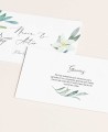 Elegante Cartolina di Conferma Collezione Botanica