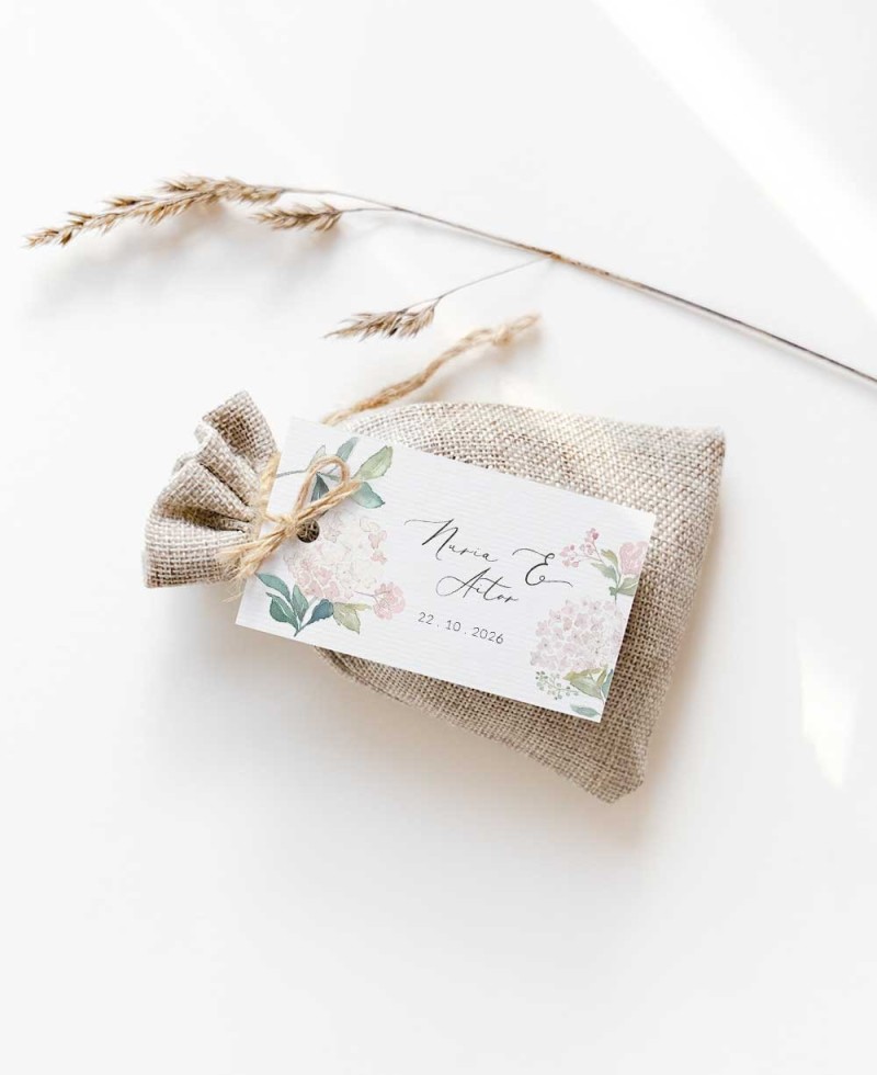 Étiquettes rectangulaires pour cadeaux de mariage collection botanique Étiquettes rectangulaires pour cadeaux de mariage collection botanique