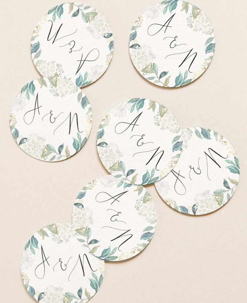Accesorios para detalles de boda colección botánica Accesorios para detalles de boda colección botánica