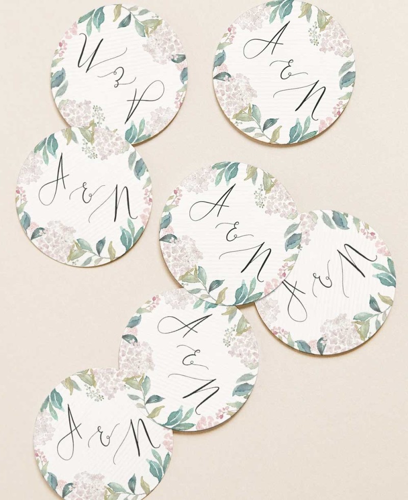 Accesorios para detalles de boda colección botánica Accesorios para detalles de boda colección botánica