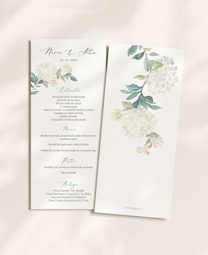 Elegante botanische Sammlung Hochzeitsprotokolle