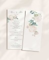 Elegante botanische Sammlung Hochzeitsprotokolle