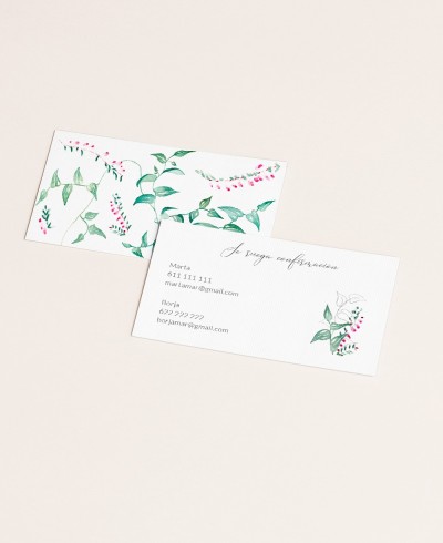 Biglietto di auguri botanico per matrimoni RSVP