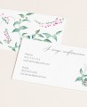 Cartolina di conferma del matrimonio di edera ed erica