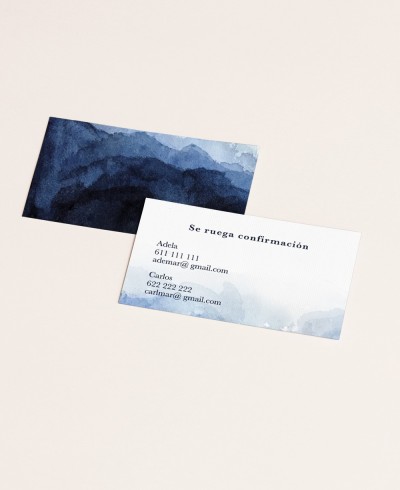 Cartolina di conferma dell'oceano | Design del marinaio