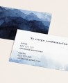 Cartolina di conferma dell'oceano | Design del marinaio