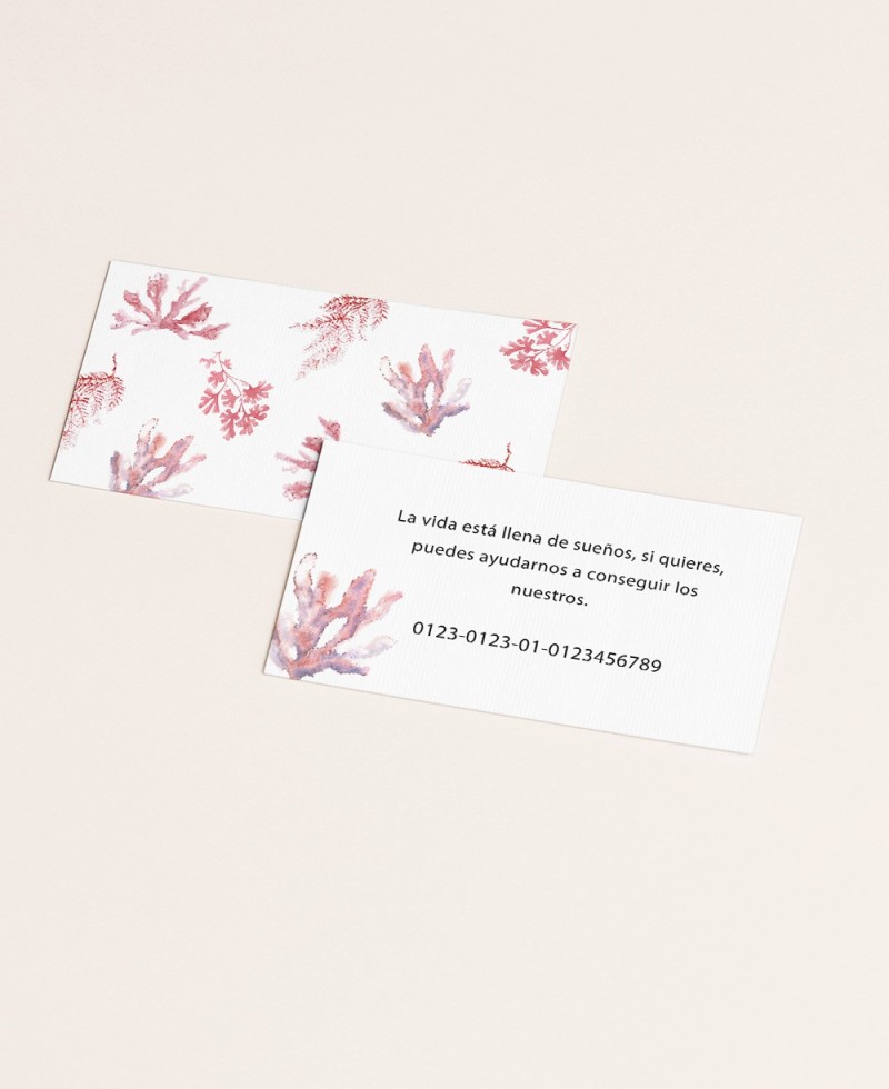 Carte d’enregistrement de mariage Sailor Collection