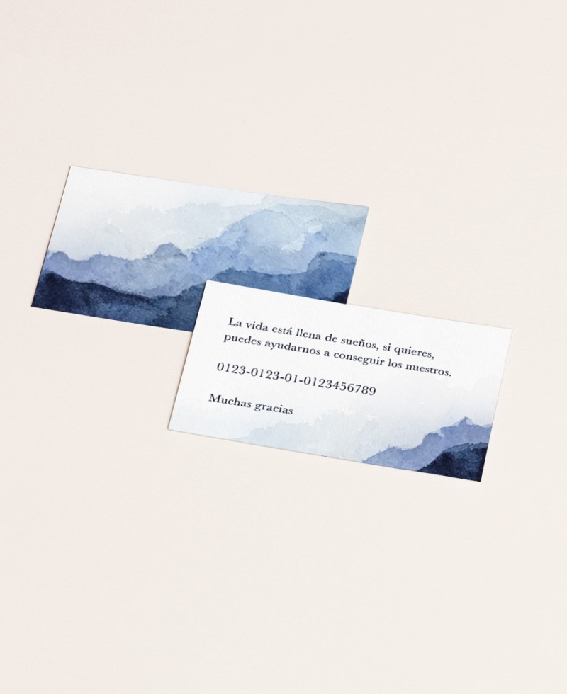 Carte d’enregistrement de mariage pour les cadeaux de marin