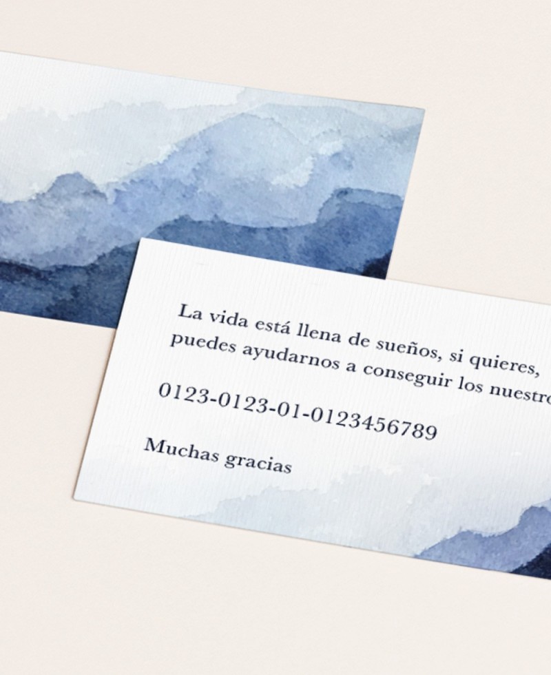 Ocean Elegant Wedding Lists Carte