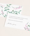 Elegante Hochzeitskarten aus Efeu und Heidekraut