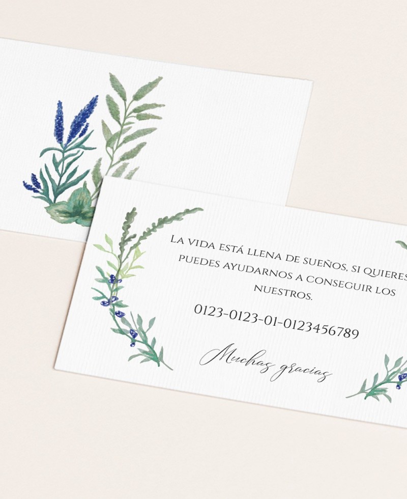 Elegante wilde Hyazinthe Hochzeitskarten