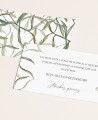 Cartões de registro de casamento de oliveira elegante