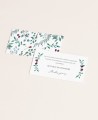 Étiquette de mariage liste pour cadeaux collection botanique
