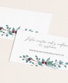 Eleganti tag web per matrimoni: eucalipto e rose