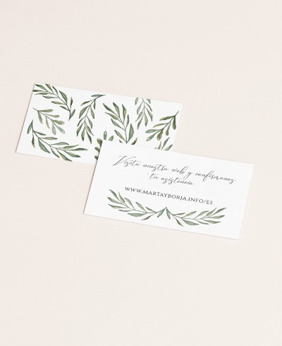 Contatto web tag per matrimoni collezione botanica