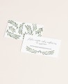 Contatto web tag per matrimoni collezione botanica