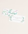 Contatto web card per matrimoni collezione botanica