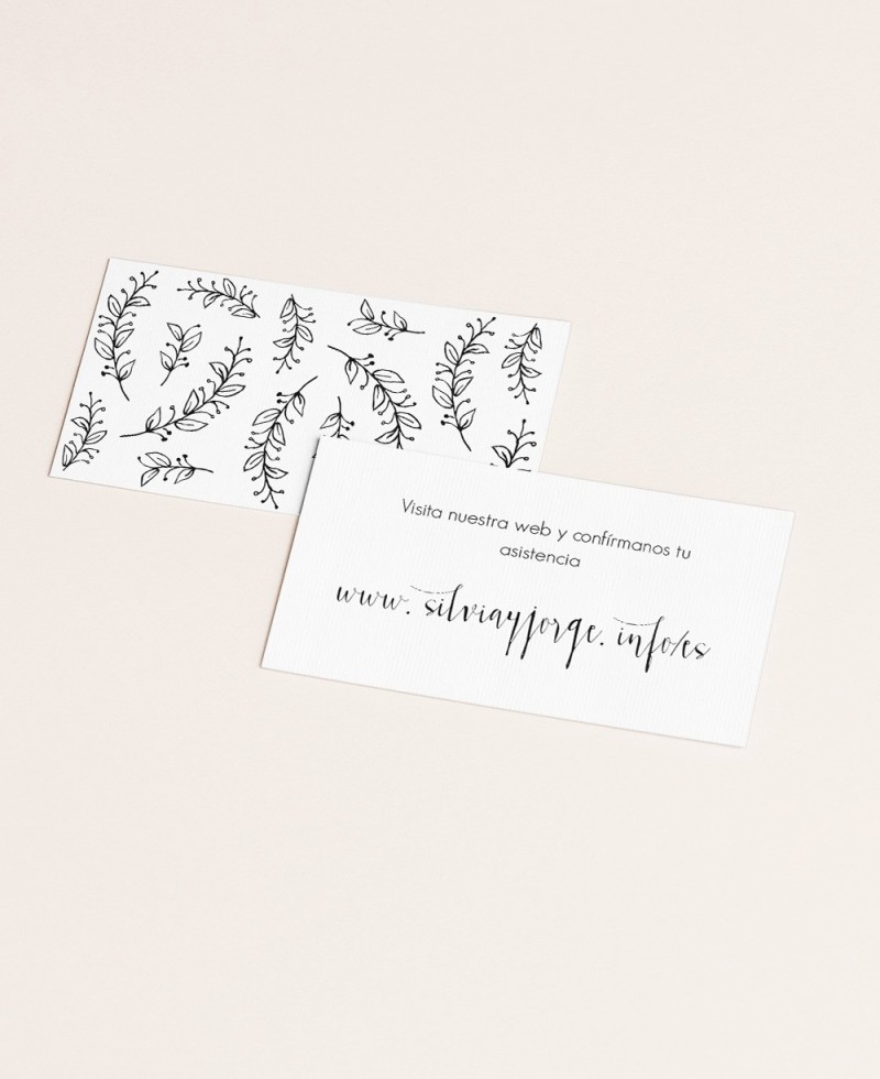 Wedding web card postcard collection