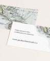 Contact web cards for wedding world map travel