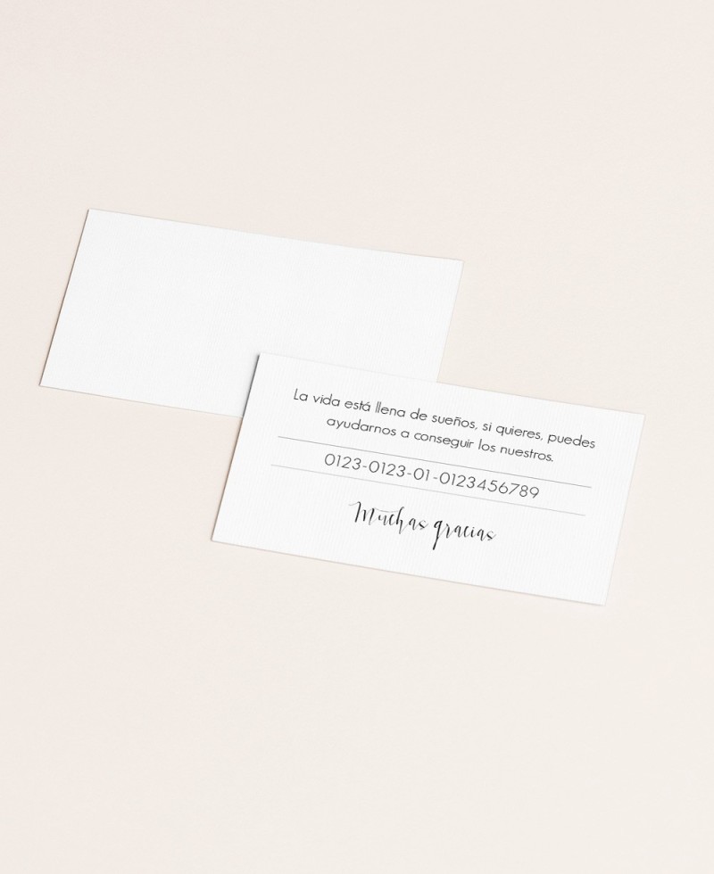 Lista nozze card minimalista photobooth collection