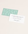 Wedding list card polaroid collection mint green