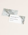 Tarjeta lista de boda colección temática mapa