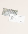 Mappa del mondo vintage Wedding RSVP Card