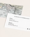 Cartolina di conferma per matrimoni collezione mappa tematica viaggi