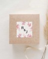 Autocollant carré pour décorer les détails de mariage de la collection sailor