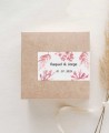 Rectangular horizontal sticker marine collection with corals