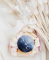 Autocollants de mariage ronds avec imprimé mer