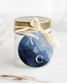 Étiquettes rondes pour mariages collection maritime