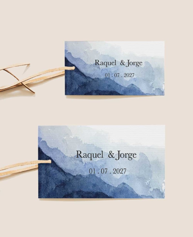 Tailles Cadeau de mariage Étiquettes Ocean Collection Tailles Cadeau de mariage Étiquettes Ocean Collection