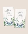 Custom vertical rectangular stickers botanical collection