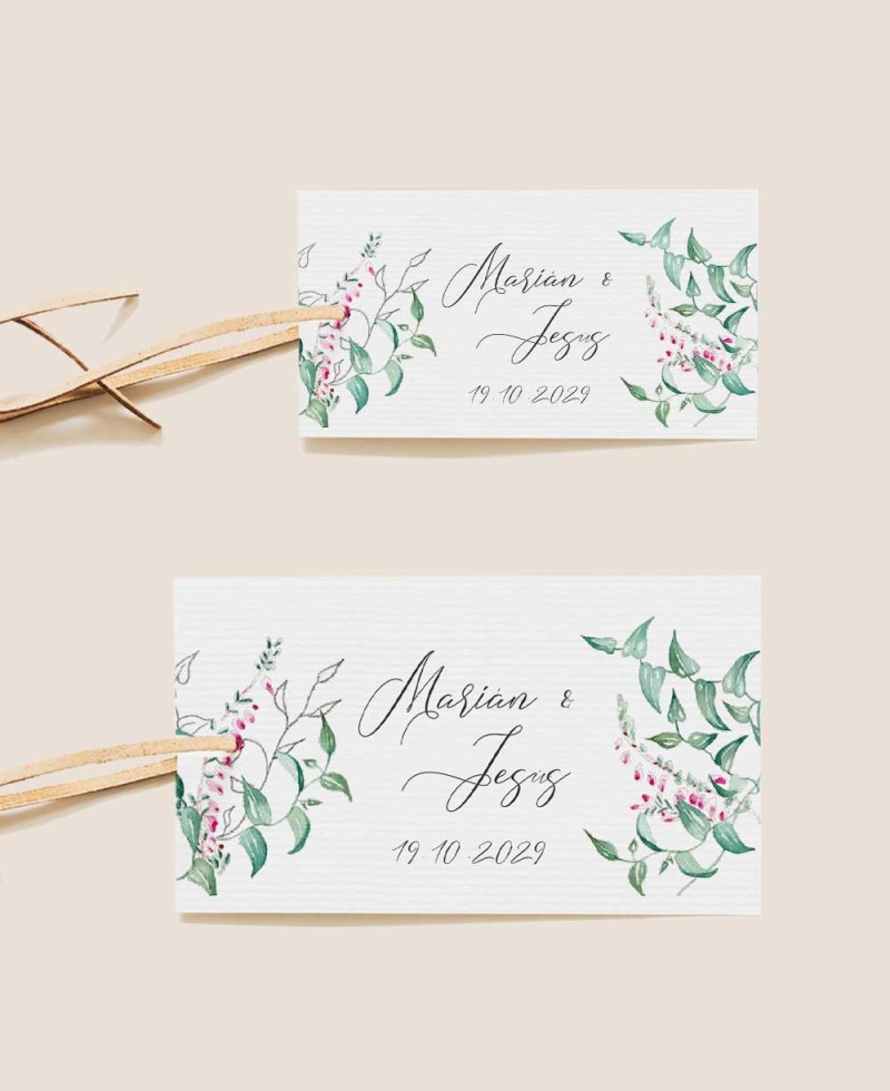 Sizes rectangular labels to decorate wedding gifts ivy and heather Sizes rectangular labels to decorate wedding gifts ivy and heather
