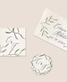 Formatos pegatinas para recuerdos de boda con olivo