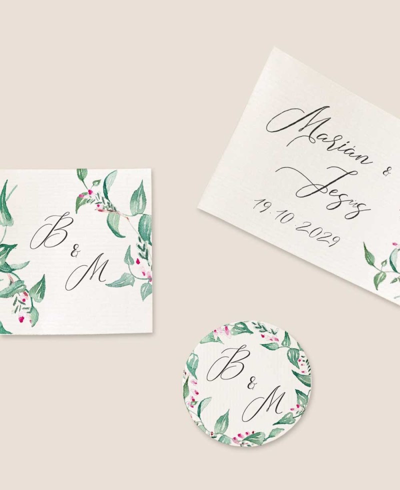 Formatos pegatinas decorativas colección botánica Formatos pegatinas decorativas colección botánica