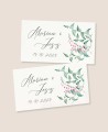 Pegatinas rectangulares horizontales para bodas colección botánica