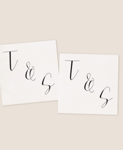 Square sticker for wedding details collection photo booth