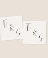 Square sticker for wedding details collection photo booth