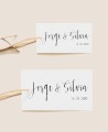 Tamanhos de etiquetas decorativas para belas lembrancinhas de casamento
