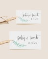 Etiquetas decorativas para recuerdos de boda estilo polaroid