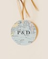 Étiquette ronde pour les détails du mariage carte de collection