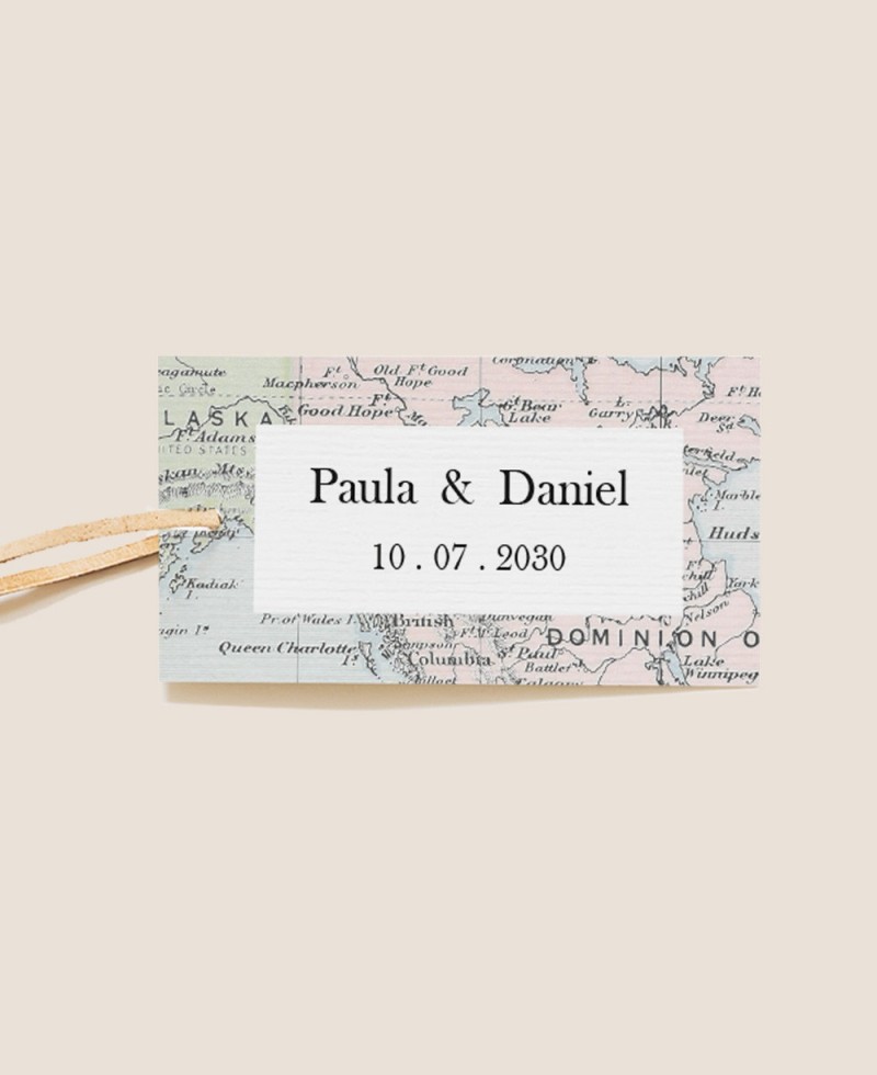 Etichetta rettangolare per ricordi di matrimonio, collezione a tema Etichetta rettangolare per ricordi di matrimonio, collezione a tema